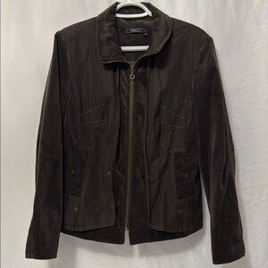 Orly elegant Corduroy Brown Jacket Sz 12